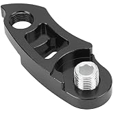 Bike Rear Derailleur Hanger Extender Aluminum Alloy Cassette Extender for Mountain Bike Gear Capacity Expansion 41mm Extension for Large Cassette (Black)