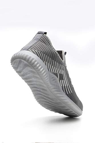 image for MandyQ Steel Toe Shoes Men, Work Safety Shoes Lightweight Comfortable 