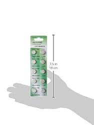 SKOANBE 10PCS LR1130 AG10 SG10 389 189 1.5V Button