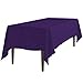 LinenTablecloth 60 x 126-Inch Rectangular Polyester Tablecloth Purple