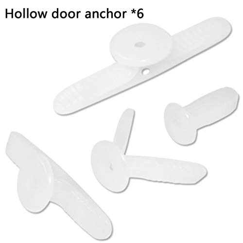 Ansoon Plastic Self Drilling Drywall and Hollow-Wall Anchor and Screw Assortment Kit, Anchors, Screws, Wall Anchor Hooks, and Toggle Bolts All 128Pcs