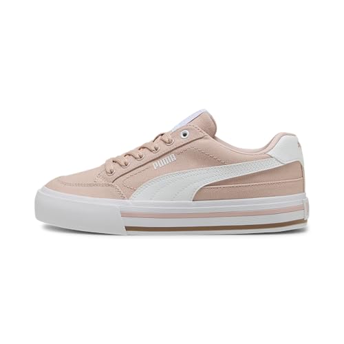 Puma Women's Court Classic Vulc Sneaker, Rose Quartz-Puma White, 10