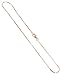 14k Rose Gold over 925 Sterling Silver Vermeil 1mm Diamond-cut Snake Chain Bracelet for Womens (7-8 inch Available)