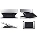 Invisible Lightweight Laptop Stand Portable, Adhesive Laptop Stand Foldable, Compatible with MacBook, Air, Pro, Tablets and Laptops up to 15.6″ (Black)thumb 1