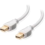 Cable Matters Mini DisplayPort Cable in White 6 Feet - 4K Resolution Ready
