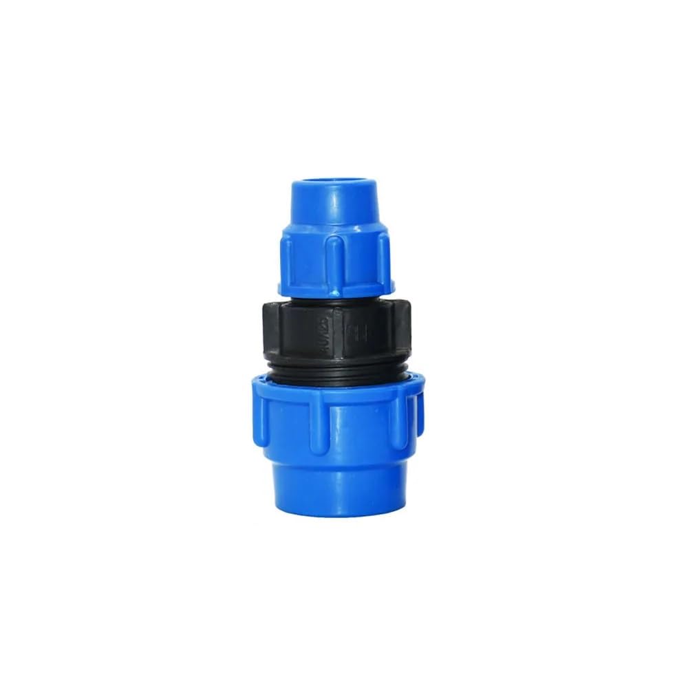 MiJunHD PE Pipe Reducing Straight Connector,40mm to 25mm Reducer Coupler Connection Plastic Quick Fittings for Garden & Agriculture Watering (1 Piece)