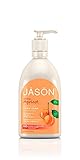 Jason Pure Natural Hand Soap Glowing Apricot, 16 Fluid Ounce