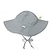 i play. Baby Brim Sun Protection Hat, Gray, 9-18 Months