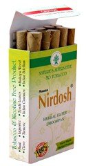 Nirdosh Herbal Cigarettes - Tobacco & Nicotine FREE - 5 Packs!!