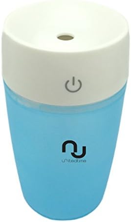 Unitedtime Mini Portable desk Humidifier, Cool Mist Humidifier Powered by USB, Auto Shut-off, Extremely Quiet, Perfect for Home, Office, Car , (Blue)