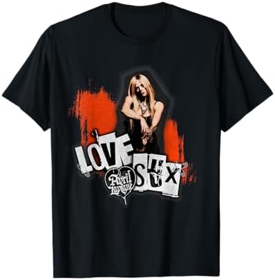 Amazon.com: Official Avril Lavigne Love Sux Long Sleeve T-Shirt