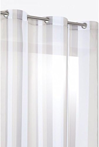 Rideaudiscount Rideau Voilage 140x240 Cm Rayures