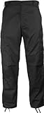 Military BDU Pants, Army Cargo Fatigues (Black, Size 2X-Large)