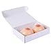 Megularlo Silicone Prosthesis Breast Forms Mastectomy Enhancers, Nude Color, B Cup(600g/Pair)