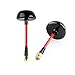 Makerfire 2pcs 5.8GHz FPV Antenna Circular Polarized TX RX RHCP RPSMA for FPV Racing Drone Like QAV250