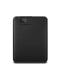 Disco duro externo portátil WD Elements, Negro