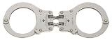 Peerless Handcuff Company, Hinged Handcuff, Model 801N, Hinged Handcuff - Nickel Finish