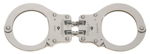 Peerless Handcuff Company, Hinged Handcuff, Model 801N, Hinged Handcuff – Nickel Finish