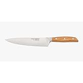 Arcos Jose Andres Chef Knife | 8-Inch Forged Knife for Professional Culinary Precision | NITRUM Stainless Steel Blade with Silk Edge | Ergonomic Light Brown Holm Oak Handle