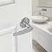 Honeywell 8104302 Straight Privacy Door Lever, Satin Nickel