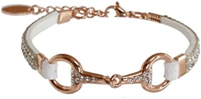 Lilo Steel Horse Bridle Snaffle Equestrian Pony Horse Jewellery Rhinestone Jewellery, Size 16/19, Christmas Gift
