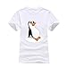 10PCS White Sublimation Blanks T-Shirts Christmas DIY T-Shirts for Women & Men