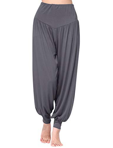 ZXH Women High Waist Yoga Pants Sports Workout Harem Pants Casual Dancing Pants
