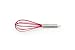 Fox Run Brands Raspberry Silicone Whisk, 3.5 x 3.5 x 11.75 inches, Pink