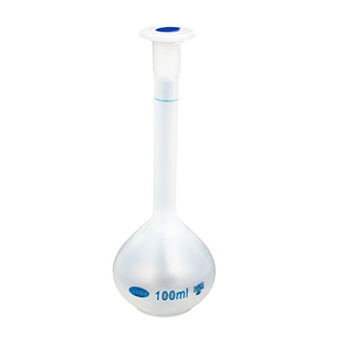 uxcell 100ml Long Neck Clear Plastic Volumetric Measuring Flask Heatproof for Laboratory