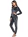 Abollria Women's Velour Sweatsuit Set 2 Piece Outfits Long Sleeve Pullover Sport Suits Tracksuits