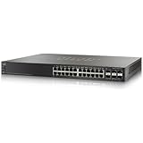 Cisco SB 24p GB PoE + 4p 10GB Stackable Managment, SG500X-24P-K9-G5 (Managment 4 10 Gigabit Ethernet SFP+ (1/5/10GE SFP+ modules))
