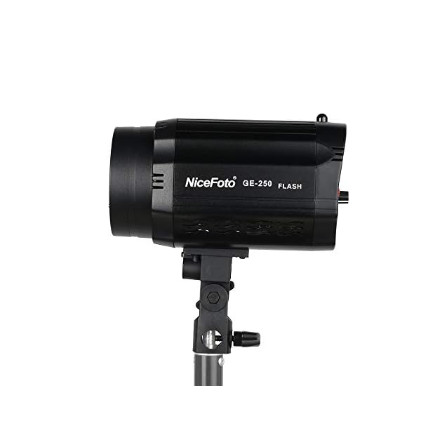 Fomito Nicefoto GE-250 250W 5500K Mini-Studioblitz der GE-Serie für professionelle Studiofotografie