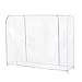 Garment Rack Cover,6Ft Transparent Dustproof Clothes Cover with 2 Durable Full-Length Zippers, Waterproof Cover for Clothing Hanging Rack(71x20x42 inch)