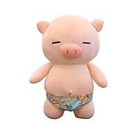 Dartphew Creative Toys Lovely Giant Stuffed Cute Pig Animal Pig Plush Toys Pillow Comfortable Hugging Plliow 10 Inch Warm Gift for Kids Child