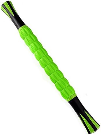 Muscle Roller Stick Body Massage Sticks Tools-Muscle Fast Relief for Sore Muscles, Releasing Cramps, Back Tightness, Trigger Points Pain, Legs Lactic Acid, Knots, & Calf Soreness Massag (Green)