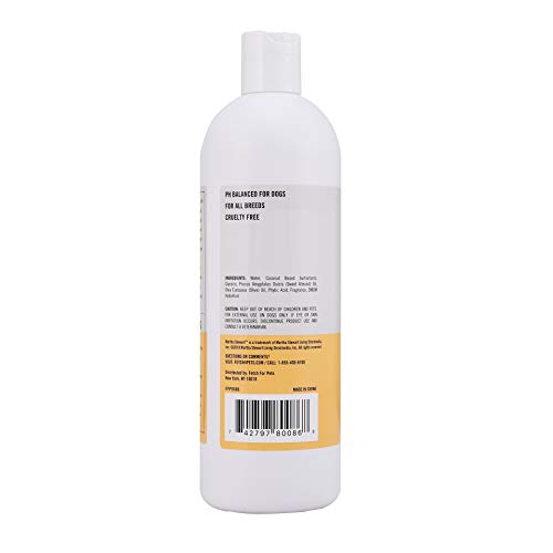 Martha Stewart for Pets Moisturizing Shampoo for Dogs Natural Puppy