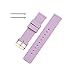 MLQSS Soft Silicone Watch Band with Quick Release Pins - Choice Color & Width (18mm, 20mm or 22mm) Watch Straps w/Adjustable Metal Clasp