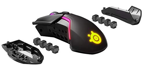 SteelSeries Rival 650 - Quantum Wireless gaming mouse - Dual optical sensor - Customizable lift-off distance - Tunable weight system