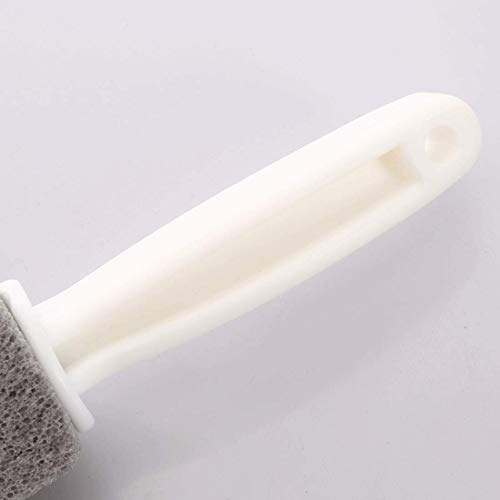 MARYTON Toilet Bowl Pumice Cleaning Stone with Handle - Stains and Hard Water Ring Remover Pack of 2 (Gray) - Thumbnail 5
