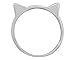 Cat Ear Ring by Silver Phantom Jewelry