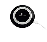 Hearth Slim, Convenient Wireless Charger for iPhone X/8/8 Plus, Nexus 5/6/7, S8/S8+/S7/S7 Edge/S6 Edge+ & Note 5 - Onyx Black