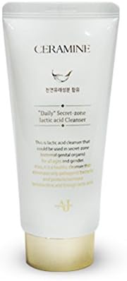 CERAMINE Daily Secret-Zone Lactic Acid Feminine Cleanser for Vulvar Disease Prevention 3.38oz (100ml)