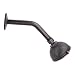LDR 520 2412ORB 8 Inch Stainless Steel Shower Arm with Flange Oil Rubbed Bronze Finish