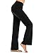 FIRST WAY Buttery Soft Women’s Bootcut Yoga Pants with 3 Pockets, Peach Skin Wide Leg Workout Bootleg Flared Pants, XL, Blackthumb 4