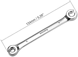 Utoolmart Flare Nut Wrench, 6mm x 8mm Metric Double