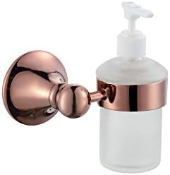 BLYC- Rose-gold copper bathroom accessories soap dispenser rounded the base (350350350MM)