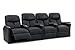 Octane Seating Octane Bolt XS400 Leather Home Theater Recliner Set (Row of 4)
