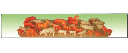Model Power O Animals, Unpainted (36) MDP6171