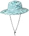 Aqua Design Mens Camo Boonie Sun Protection Wide Brim Hat, Aqua Sky