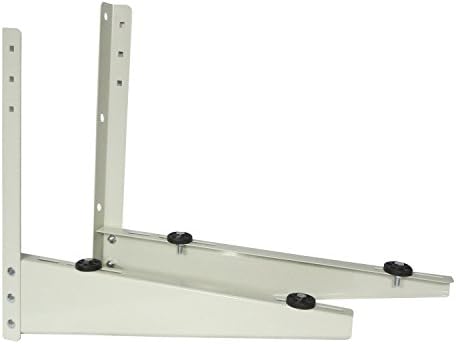 Discount Mini Split Wall Bracket &amp; Ductless Heat Pump Support - Condenser Mounting Rack for Air Conditioner. Painted Steel for Mini Split Systems